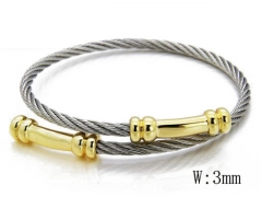 HY Stainless Steel 316L Bangle-HYC38B0368H00