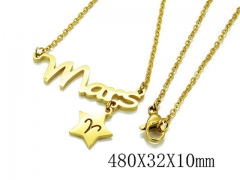 HY Stainless Steel 316L Necklaces-HYC09N0226MS