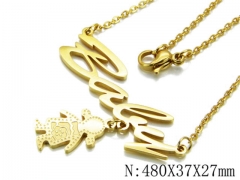 HY Stainless Steel 316L Necklaces-HYC09N0201LLQ