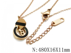 HY Stainless Steel 316L Necklaces-HYC14N0307HCQ
