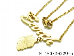 HY Stainless Steel 316L Necklaces-HYC09N0200LLZ