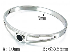 HY Stainless Steel 316L Bangle-HYC14B0561HLS
