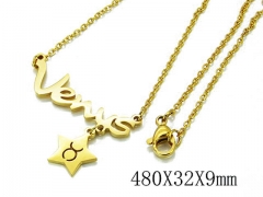 HY Stainless Steel 316L Necklaces-HYC09N0216MZ