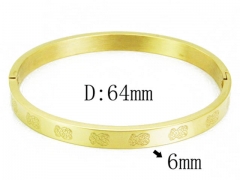 HY Stainless Steel 316L Bangle-HYC02B0604HJS