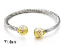 HY Stainless Steel 316L Bangle-HYC38B0370H20