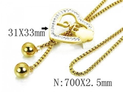 HY Stainless Steel 316L Necklaces-HYC02N0111HIA