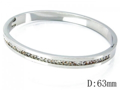 HY Stainless Steel 316L Bangle-HYC14B0489HOS