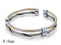 HY Stainless Steel 316L Bangle-HYC38B0333H80