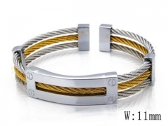 HY Stainless Steel 316L Bangle-HYC38B0339I20