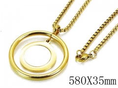 HY Stainless Steel 316L Necklaces-HYC02N0109HIZ