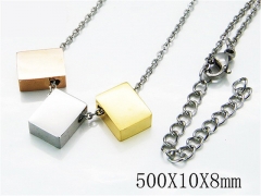 HY Stainless Steel 316L Necklaces-HYC59N0006NS