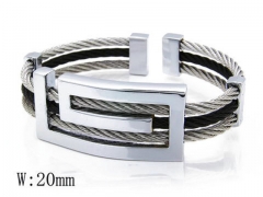 HY Stainless Steel 316L Bangle-HYC38B0340I20