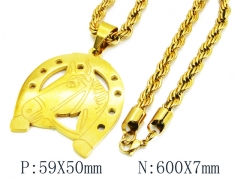 HY Stainless Steel 316L Necklaces-HYC61N0613IWW