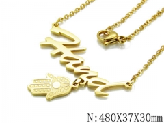 HY Stainless Steel 316L Necklaces-HYC09N0203LLE