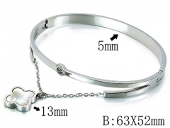 HY Stainless Steel 316L Bangle-HYC14B0535HLR