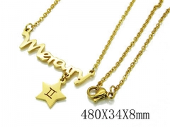 HY Stainless Steel 316L Necklaces-HYC09N0222MF