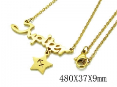 HY Stainless Steel 316L Necklaces-HYC09N0217MX