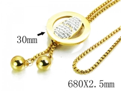 HY Stainless Steel 316L Necklaces-HYC02N0093HID