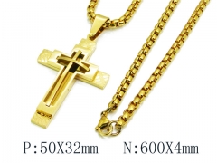 HY Stainless Steel 316L Necklaces-HYC61N0612HKA