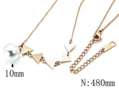 HY Stainless Steel 316L Necklaces-HYC14N0383PS