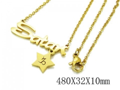 HY Stainless Steel 316L Necklaces-HYC09N0225ME