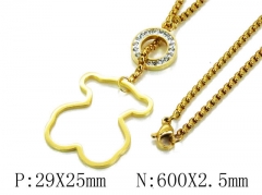 HY Stainless Steel 316L Necklaces-HYC02N0087HIG