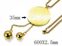 HY Stainless Steel 316L Necklaces-HYC02N0081HIQ