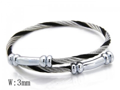 HY Stainless Steel 316L Bangle-HYC38B0369H00