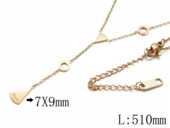 HY Stainless Steel 316L Necklaces-HYC14N0313PW
