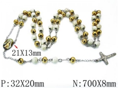 HY Stainless Steel 316L Necklaces-HYC76N0200HIF