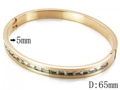 HY Stainless Steel 316L Bangle-HYC14B0485HOD