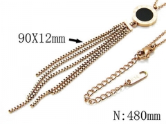 HY Stainless Steel 316L Necklaces-HYC14N0384HDE