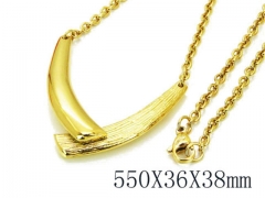 HY Stainless Steel 316L Necklaces-HYC18N0130HLD