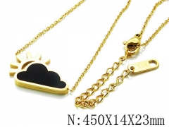 HY Stainless Steel 316L Necklaces-HYC14N0322OF