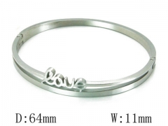 HY Stainless Steel 316L Bangle-HYC59S0610HEE