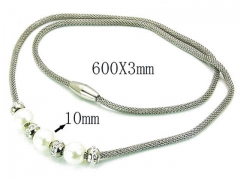 HY Stainless Steel 316L Necklaces-HYC02N0067HKC