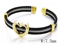 HY Stainless Steel 316L Bangle-HYC38B0296I00