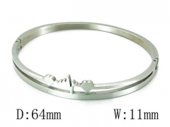 HY Stainless Steel 316L Bangle-HYC59S0609HCC