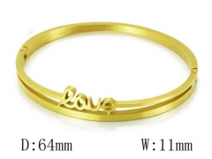 HY Stainless Steel 316L Bangle-HYC59S0611HHL