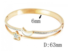 HY Stainless Steel 316L Bangle-HYC14B0148HOS