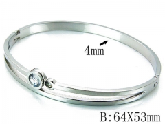 HY Stainless Steel 316L Bangle-HYC14B0529HKL