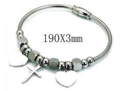 HY Stainless Steel 316L Bangle-HYC55B0584NC
