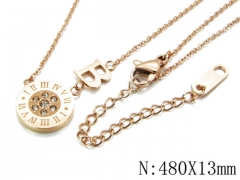 HY Stainless Steel 316L Necklaces-HYC14N0294HUD