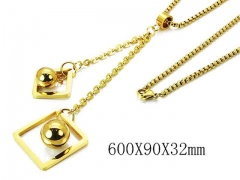 HY Stainless Steel 316L Necklaces-HYC02N0072HJW