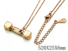 HY Stainless Steel 316L Necklaces-HYC64N0050HLF