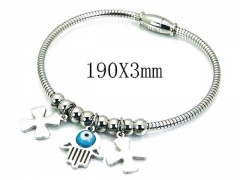 HY Stainless Steel 316L Bangle-HYC55B0592NS