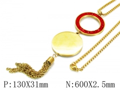 HY Stainless Steel 316L Necklaces-HYC02N0080HIB