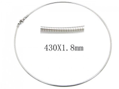 HY Stainless Steel 316L Necklaces-HYC18N0058H00