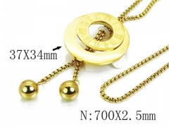 HY Stainless Steel 316L Necklaces-HYC02N0115HIE