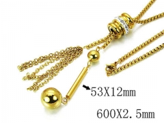 HY Stainless Steel 316L Necklaces-HYC02N0051HIZ